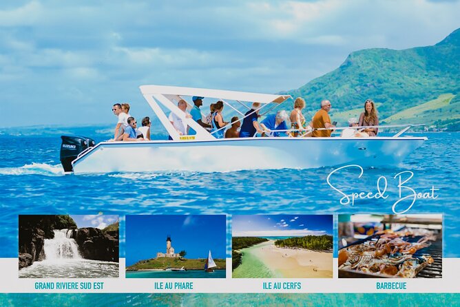 5 Islands Speedboat Cruise incl. Snorkeling in Blue Bay + Lunch at Ile aux Cerfs - Grand River South East waterfalls: short, scenic, and tied to 1810