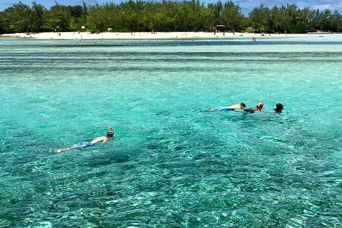 All inclusive CATAMARAN with BBQ : Ile aux cerf & GRSE waterfall - Ile aux Cerf beach time: blue water, white sand, and a proper reset