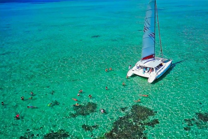 Catamaran Adventure Full Day: Ile aux cerfs,GRSE Waterfall,Snorkeling &BBQ Lunch - Ile aux Cerfs Island Time: Beaches Plus Optional Thrills