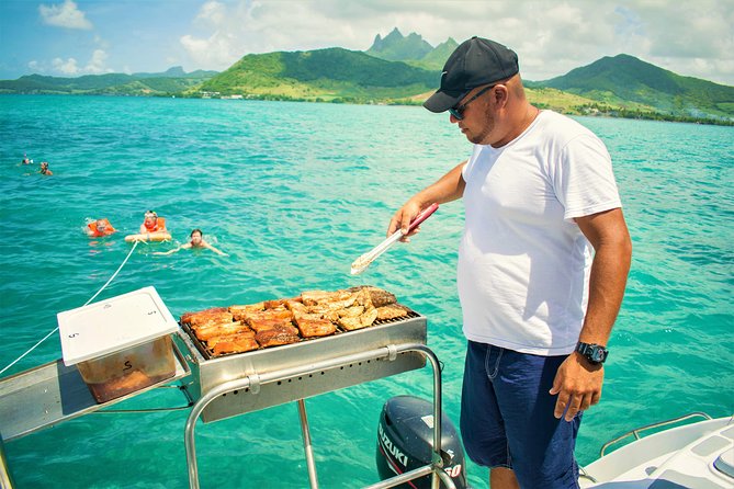 Catamaran Ile aux Cerfs, snorkeling + GRSE Waterfall, BBQ & Bar - Snorkeling Equipment Included, but Plan Like It’s Your Gear Day