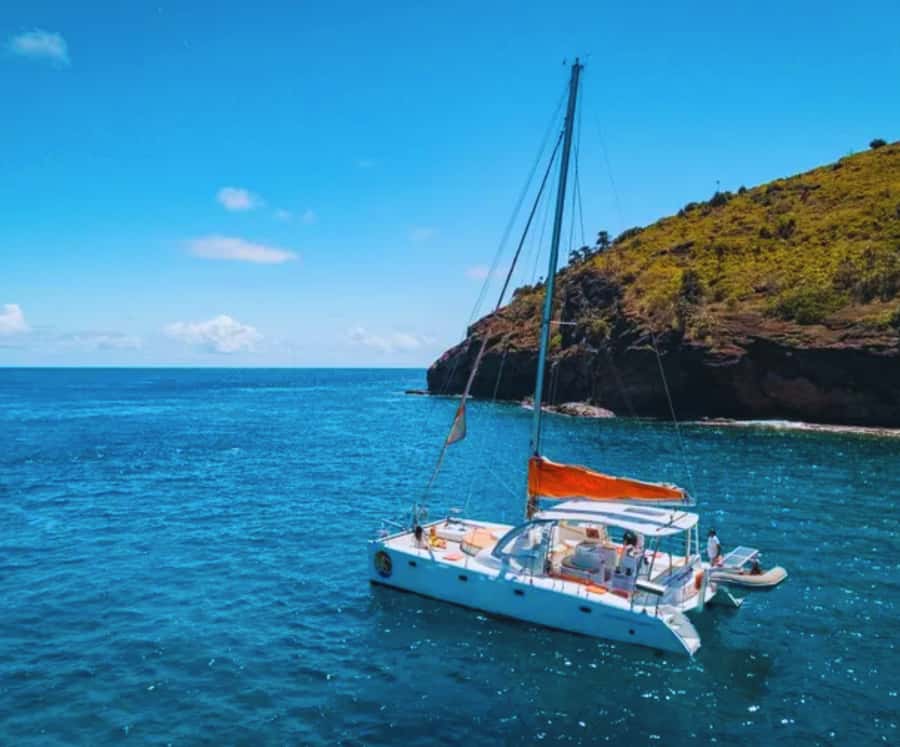 Catamaran Mauritius Cruise in the North Coasts - Flat Island (Ile Plate) Time: Sand, Water, and Reserve Views