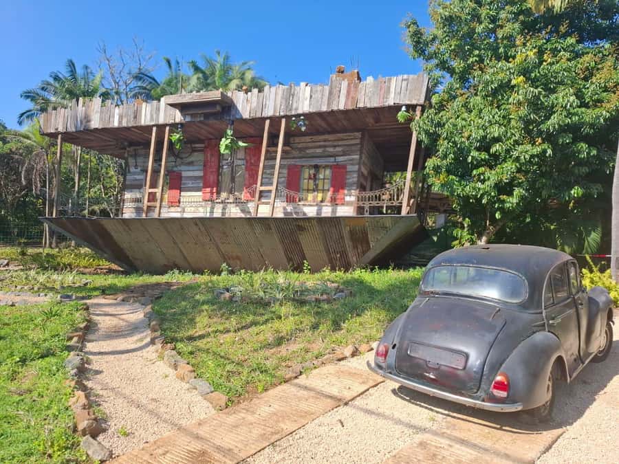 Chamarel: Curious Mauritius Entry Ticket - Upside Down Room: Balance, Gravity, and a Good Workout