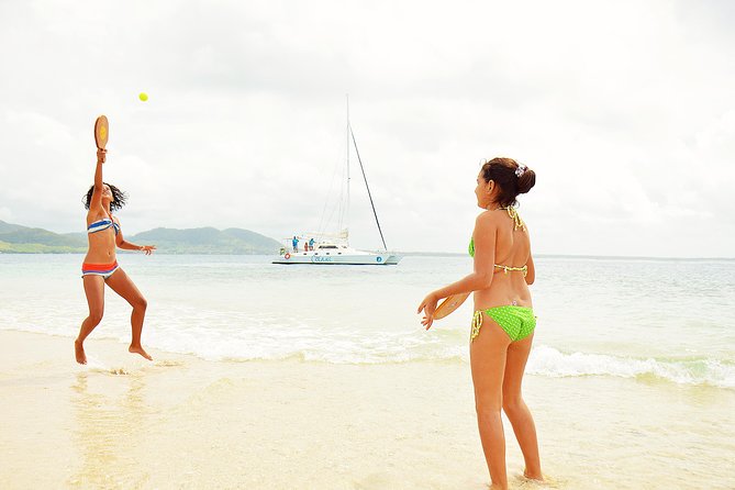 EAST Shared Cruise : OCÉANE Full day catamaran to Ile aux Cerfs - Trou d’eau Douce snorkeling and the BBQ lunch that actually hits