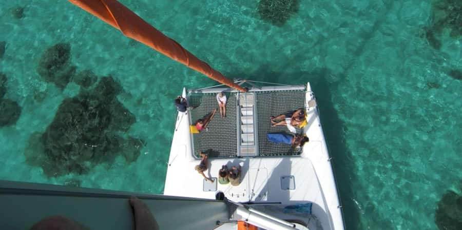 Exclusive Private Catamaran to Ile Aux Cerfs with Lunch - Grande Riviere Sud Est, bats, monkeys, and waterfall views from afar