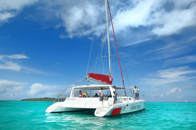 Full-Day Catamaran Cruise to Île aux Cerfs with BBQ Lunch - Sailing past the nature reserve and the onboard music vibe