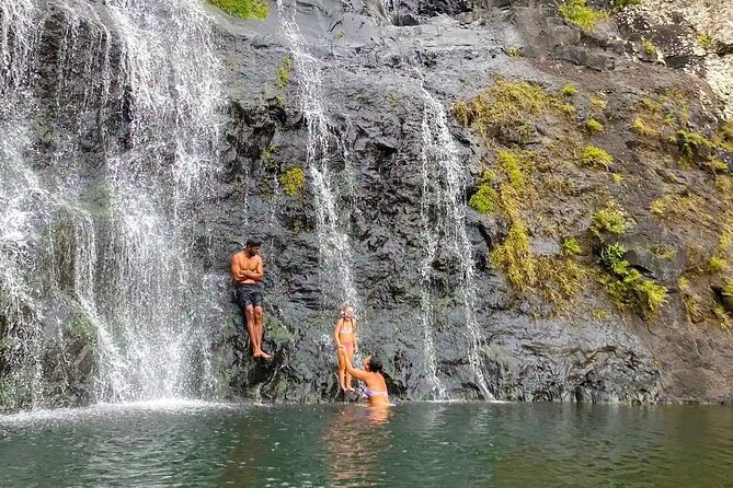 Half Day Hike to Seven Waterfalls in Mauritius - Swimming and that waterfall massage moment