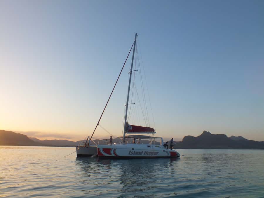 Ile aux Aigrettes: Private Sunset Cruise Tour - The sail route: Dalbair shipwreck or Old Grand Port scenes