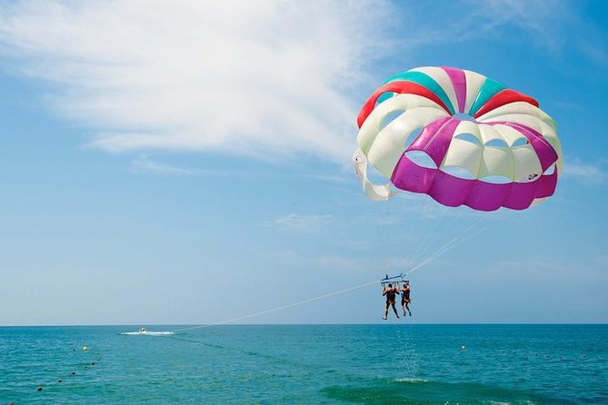 Ile aux Cerf: Speed boat with Parasailing & Tube Riding and Lunch - Grand River South East Waterfalls: wildlife spotting on the return
