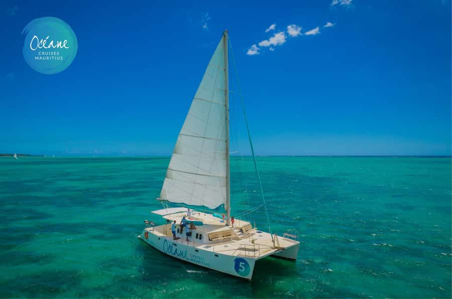 Île aux Cerfs: Private Catamaran Cruise with Gourmet Lunch - Grand River South East Waterfall, a quick taste of Mauritius inland