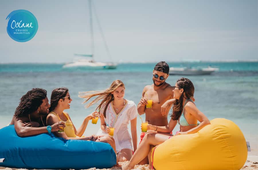 Île aux Cerfs: Private Catamaran Cruise with Gourmet Lunch - Ilot Flamants, a breezy free-time interlude