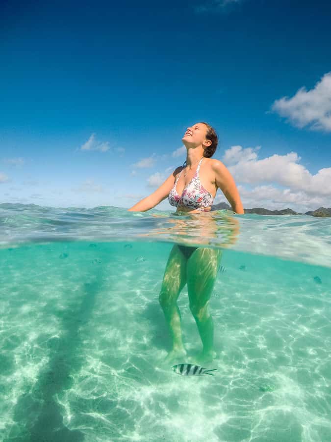 Ile aux Cerfs: The very best day by catamaran. - Secret Short Stop: Swimming and Snorkeling Before the Main Nature Break