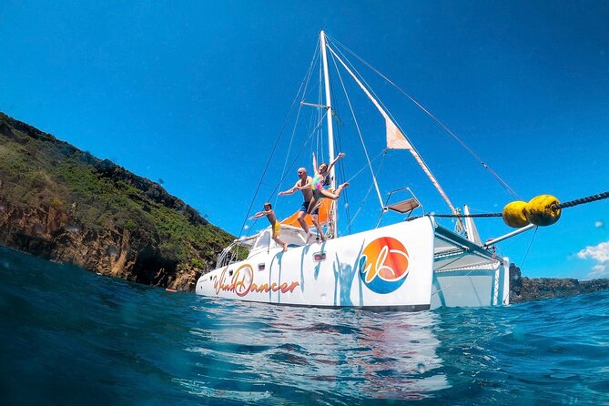 Ilot Gabriel Catamaran Cruise in Mauritius - Ile Plate Beach and the Anchor-And-Swim Rhythm