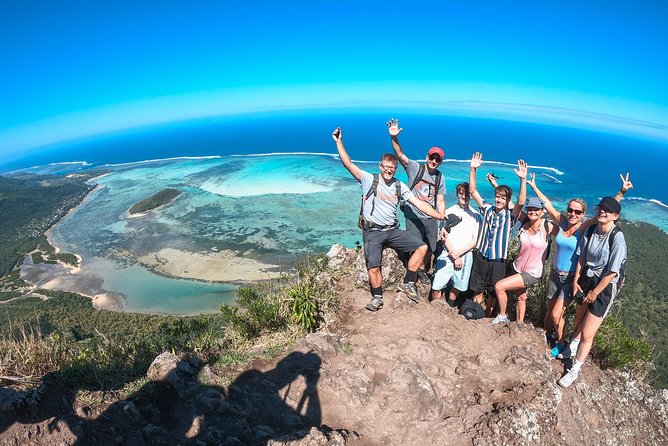 Le Morne Mountain Sunrise Hike & Climb - Stop 1 at Le Morne Brabant: the memorial cross summit goal