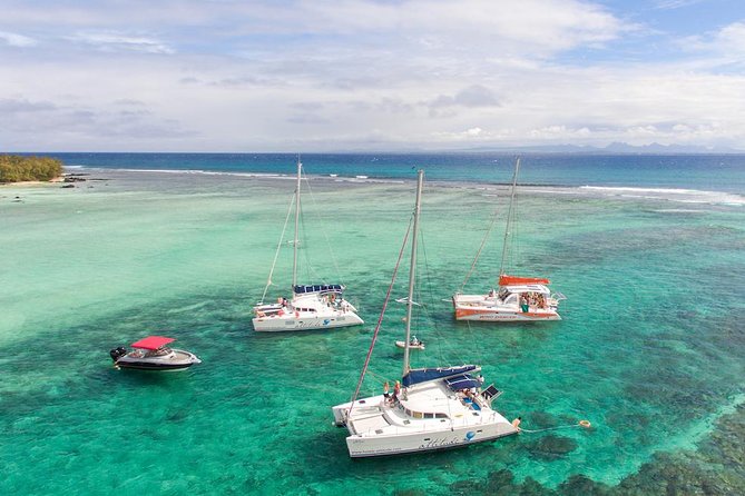 Luxury Catamaran Cruise: The Northern Islands - Stop 2 at Ile Plate Beach (Flat Island): the swimming and snorkeling payoff
