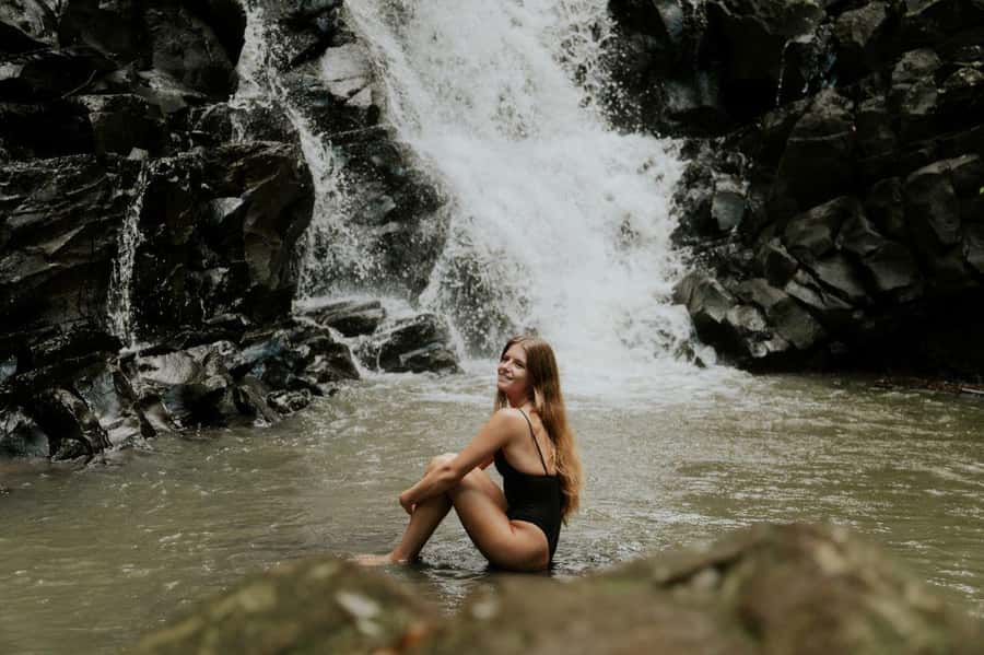 Mauritius: Bel Ombre Nature Reserve 4x4 Safari Adventure - The waterfall stop: muddy shoes, short walking, and a natural pool vibe