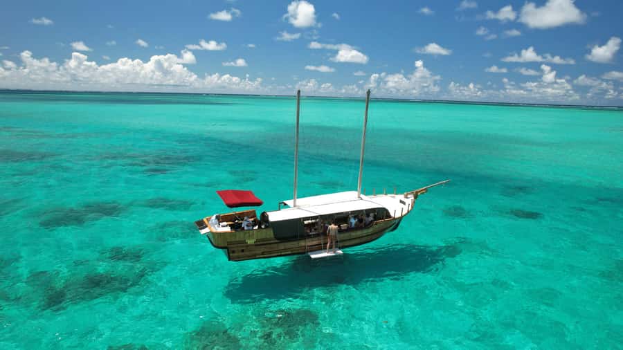 Mauritius: Boat trip to Ile aux Cerfs with Lunch/waterslide - Onboard Entertainment: Sega and Traditional Dance Moments