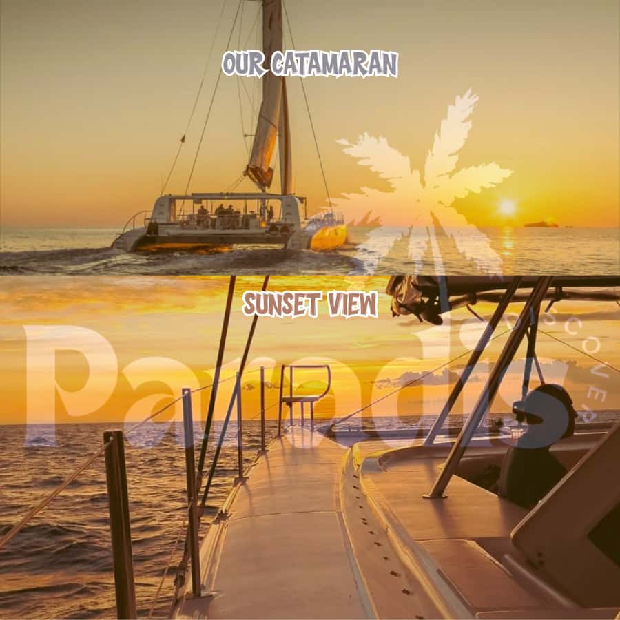Mauritius: Catamaran Sunset Cruise with Food, Drinks & DJ - From Cocoloko Restaurant to the water in Grand Bay