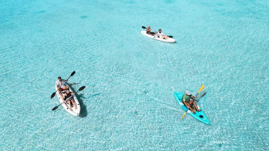 Mauritius: Guided Kayak tour to Benitiers Island - Kayak Tour From Le Morne, with Morne Brabant Watching You Paddle