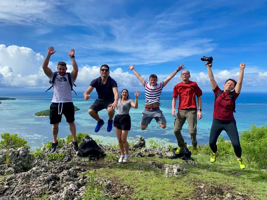 Mauritius: Le Morne Mountain UNESCO Eco Hike - The climb itself: warm-up, four technical sections, then the V-shaped summit