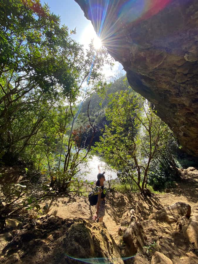 Mauritius Natirel : 7 cascades valley waterfall discovery - Waterfall swim breaks: fun, but treat them like jungle swimming