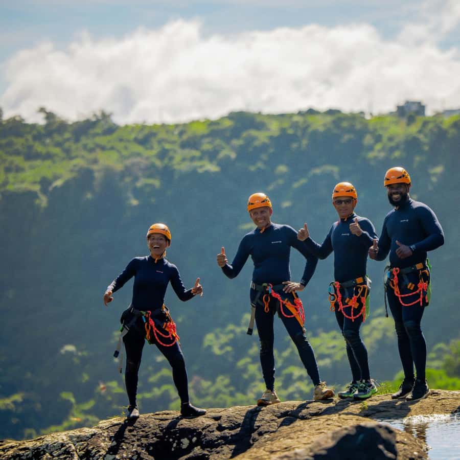 Mauritius: Tamarind Falls Canyoning Adventure - Tamarind Falls canyoning in a nutshell: three rappels, zipline, optional jump