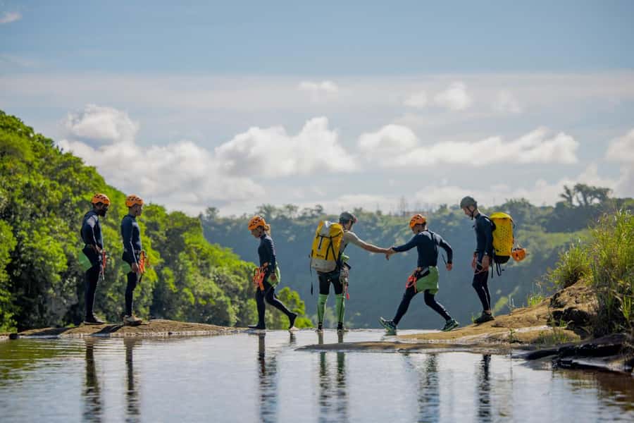 Mauritius: Tamarind Falls Canyoning Adventure - Rappelling 10 to 25 m: what to expect at the waterfall drops