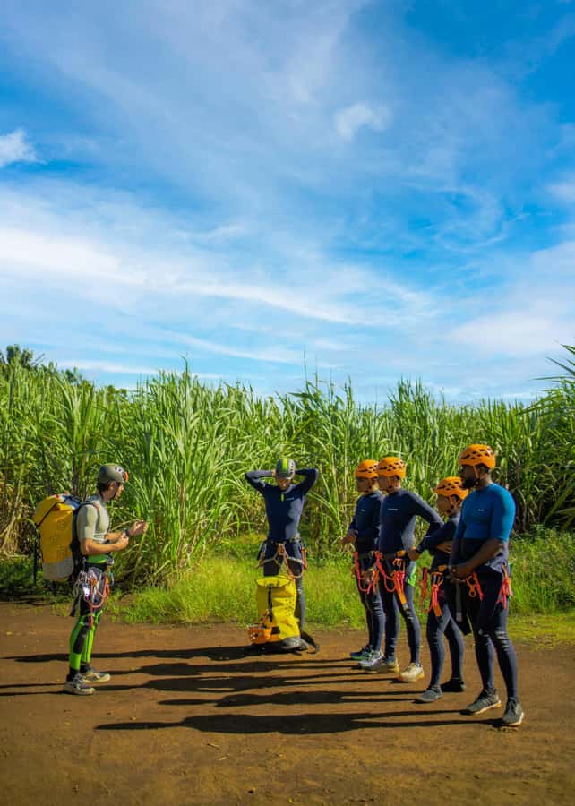 Mauritius: Tamarind Falls Canyoning Adventure - The natural zipline and optional jump: choose your thrill level
