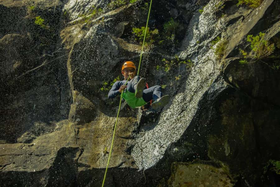 Mauritius: Tamarind Falls Canyoning Adventure - Guides and photos: how Nico, Gregory, Jeremy, and Nicolas make it stick