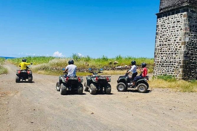Quad Excursion South Mauritius 35km - Stop 1: La Cambuse Beach and the Royal Palms Forest Crossing