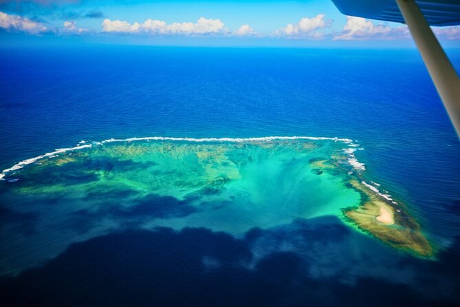 Seaplane Tours over the turquoise lagoon of the East of Mauritius - Second Stop in the Sky: Grand River South East Waterfalls From Above