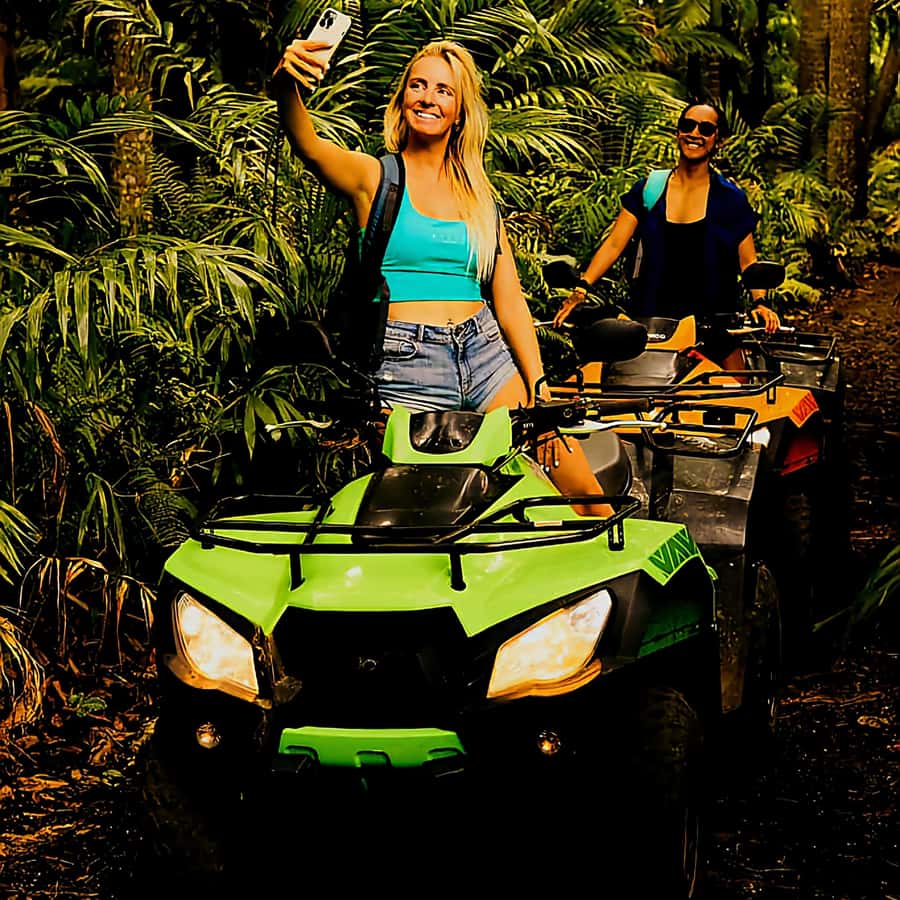 South Of Mauritius Quadbike and Snorkeling Blue Bay - The quad bike route: from Le Pont Naturel to Royal Palm Forest