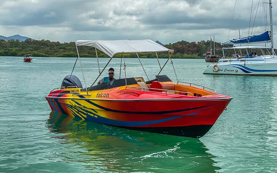 Speed boat to Ile aux Cerfs: Full day incl Lunch & Transfer - The Morning Grind: Private Pick-Up and Trou D’eau Douce