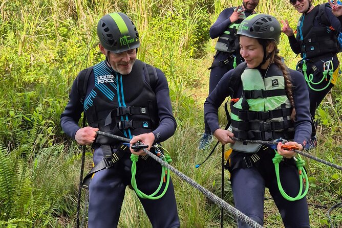 Tamarind Falls Abseiling - The route overview, from meeting point to muddy exit