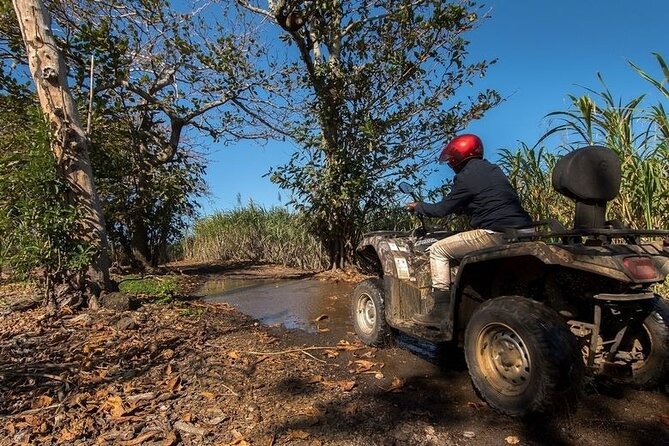 The Wild East of Mauritius: Full-day tour including 2-hour Quad-Biking & Lunch - Pont Naturel natural bridge: the view is worth the caution