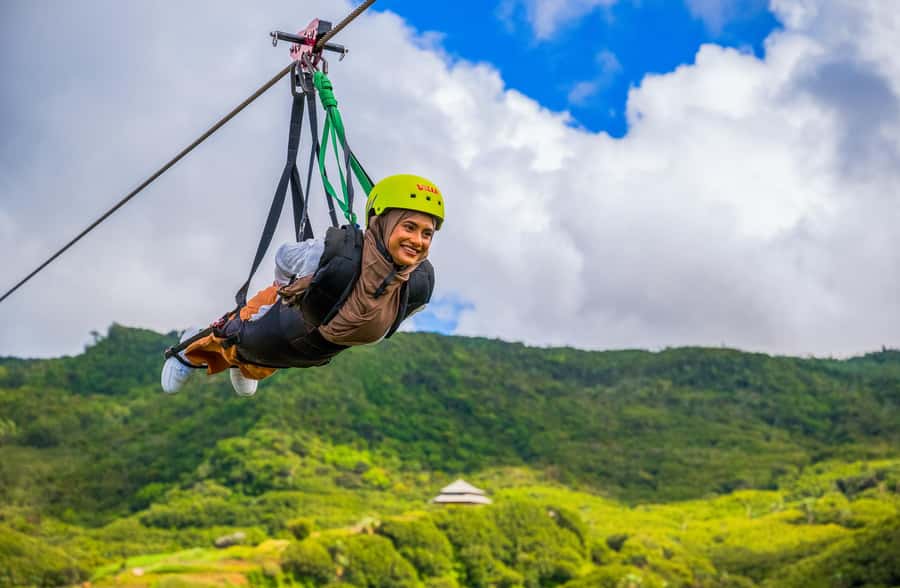 Vallé Advenature Park: Signature Zipline - What the views include, waterfalls, lagoons, and wildlife spotting
