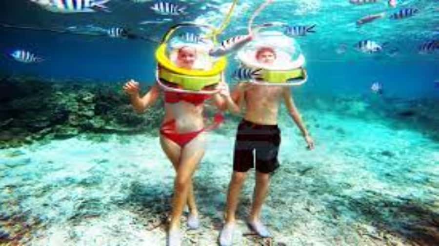 Walking under the sea in Mauritius with transfer - Getting there: hotel pickup, motorboat ride, and your briefing